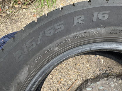 215 65 16 VREDESTEIN COMTRAC 2 ALL SEASON+ C 109/107T 7.5mm NO REPAIRS 2024 X1