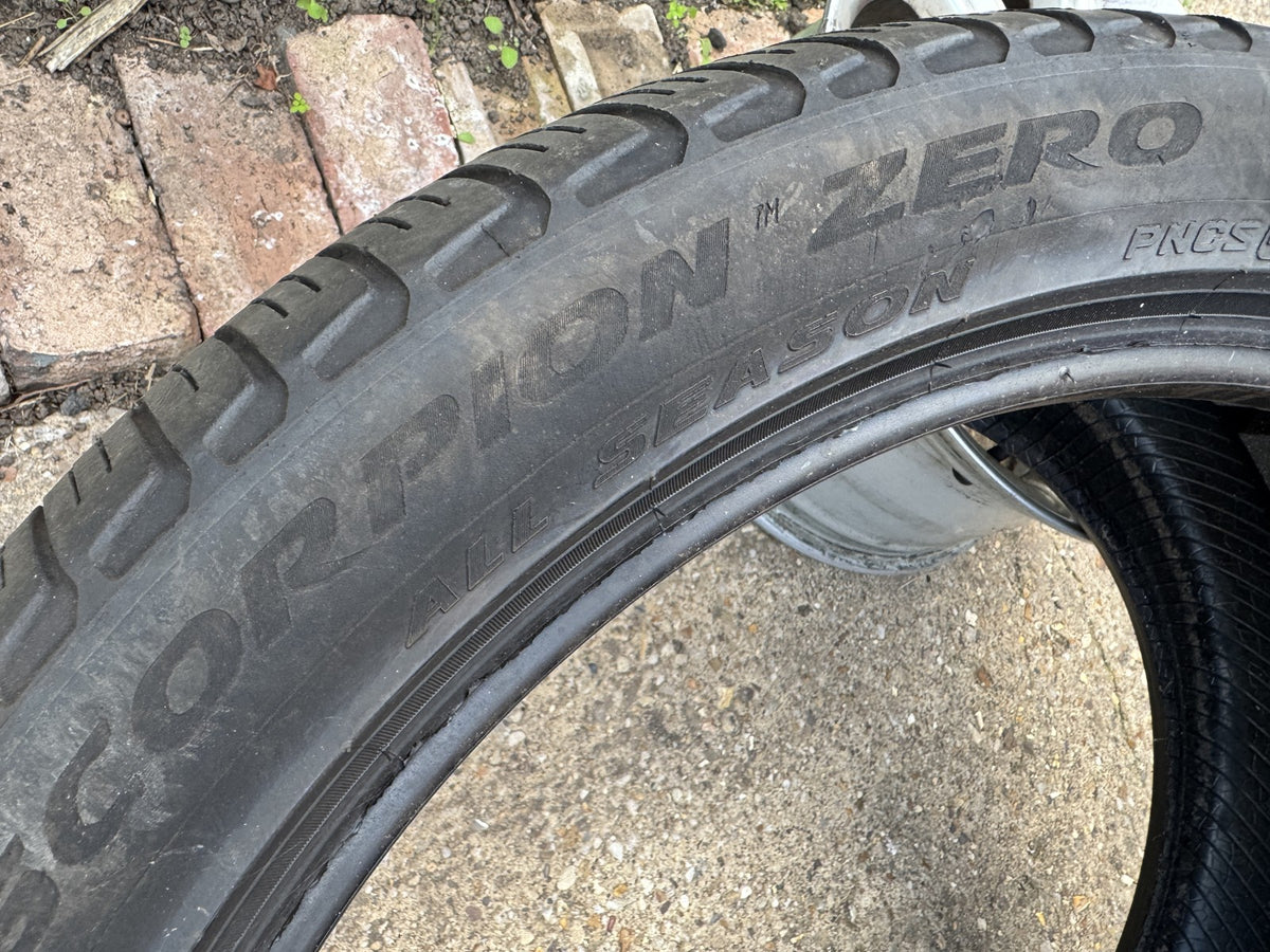 285 40 22 PIRELLI SCORPION ZERO ALL SEASON LR PNCS 110Y 5mm SIDEWALL DAMAGE X1