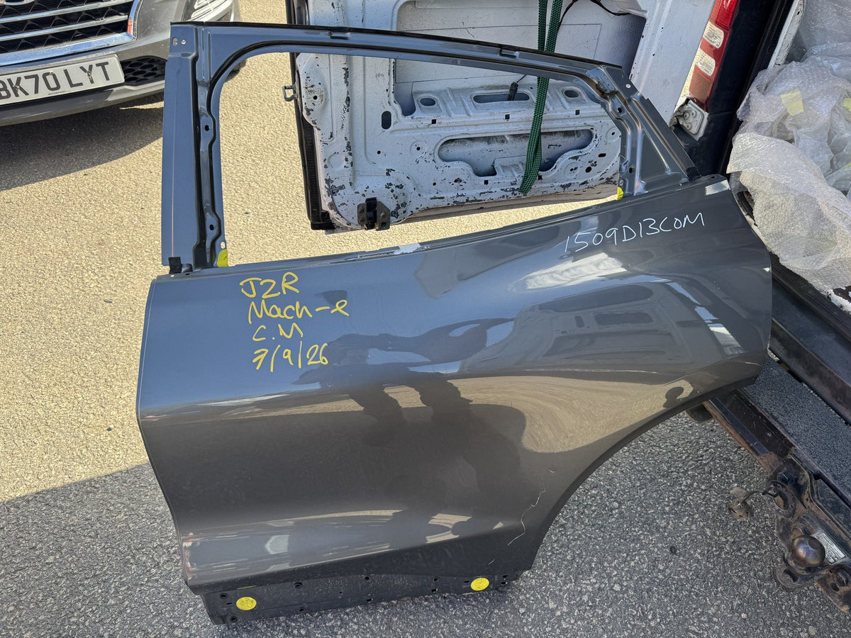 Ford Mustang Mach-E Rear Door Left Side Bare Shell 2021-On Grey LJ8B-R24631-AF
