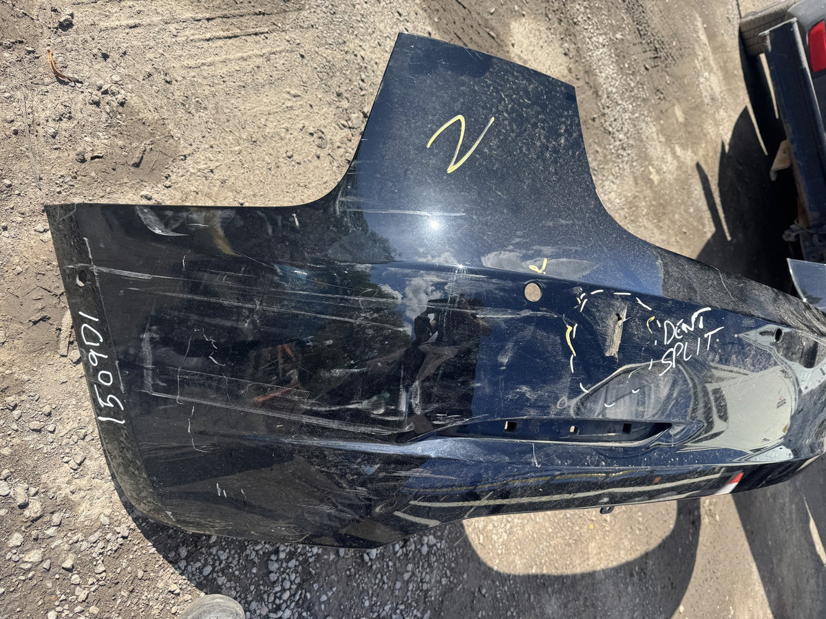 Tesla Model 3 Rear Bumper 2019-2022 PDC Gloss Black Damaged Split Dent Genuine