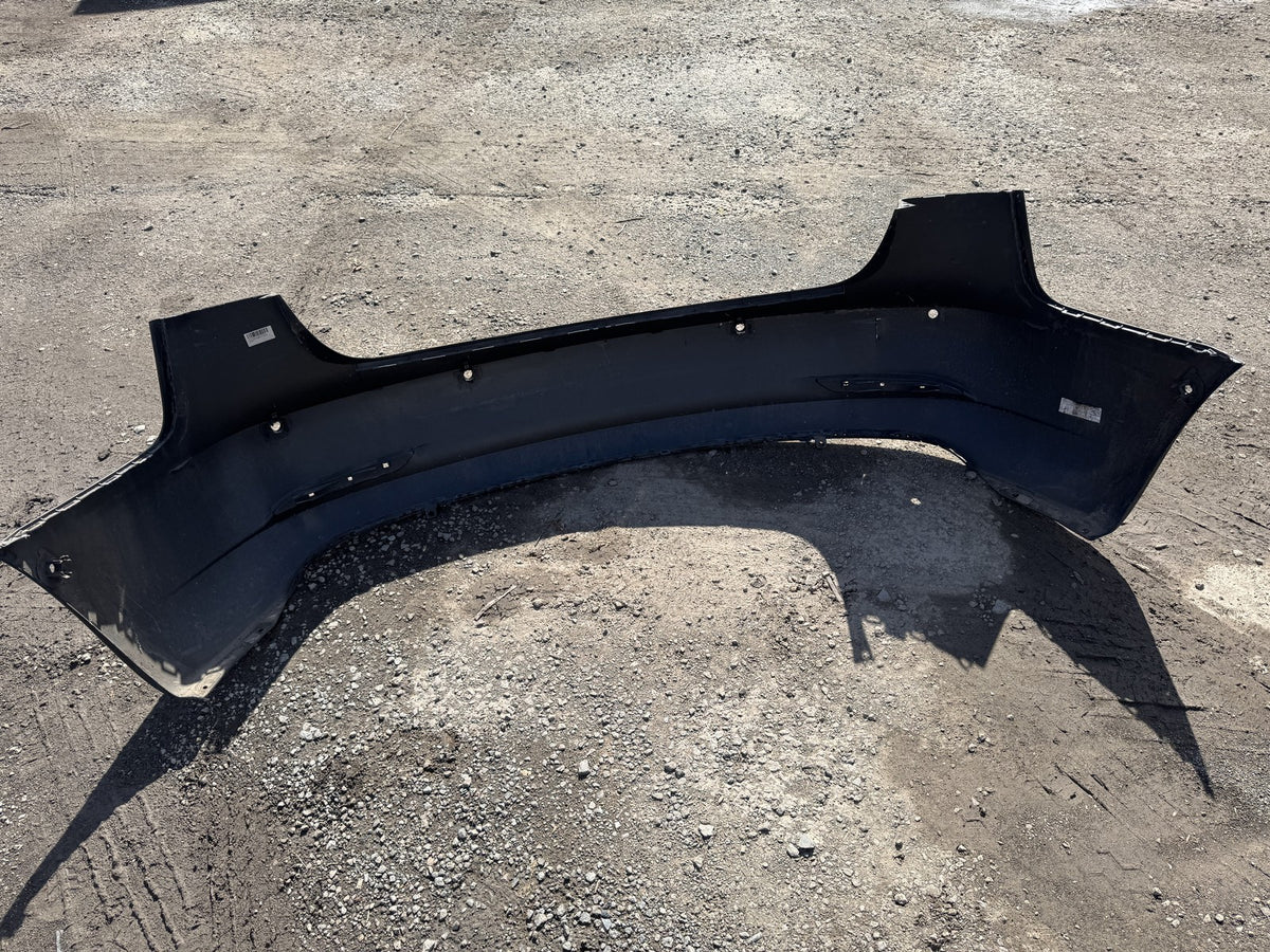 Tesla Model 3 Rear Bumper 2019-2022 PDC Gloss Black Damaged Split Dent Genuine