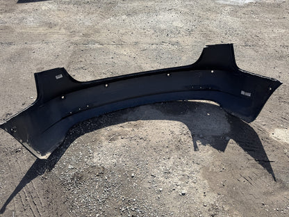 Tesla Model 3 Rear Bumper 2019-2022 PDC Gloss Black Damaged Split Dent Genuine