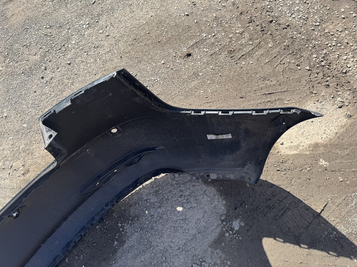 Tesla Model 3 Rear Bumper 2019-2022 PDC Gloss Black Damaged Split Dent Genuine