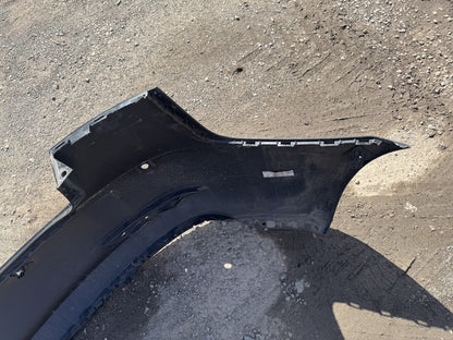 Tesla Model 3 Rear Bumper 2019-2022 PDC Gloss Black Damaged Split Dent Genuine