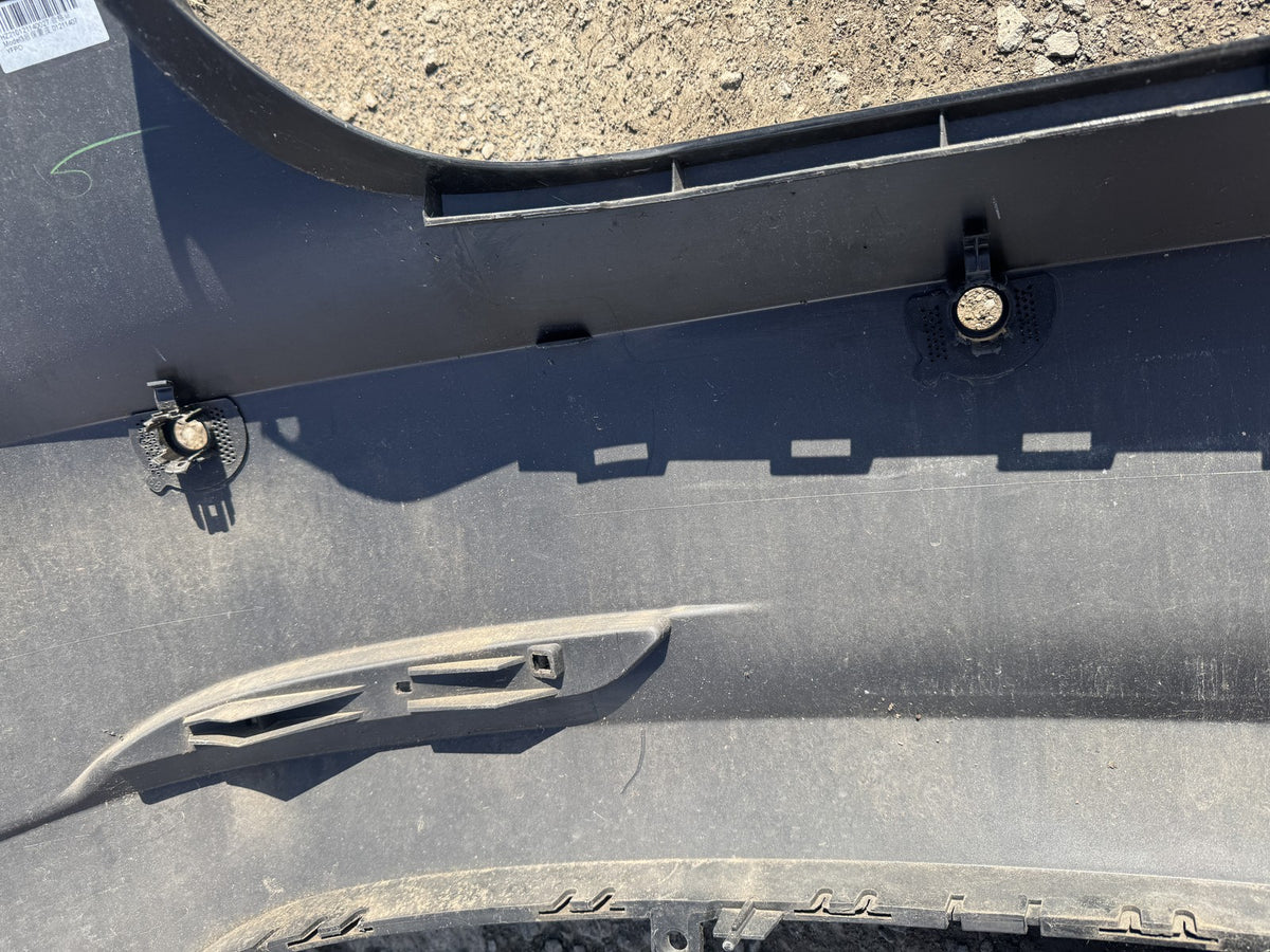 Tesla Model 3 Rear Bumper 2019-2022 PDC Gloss Black Damaged Split Dent Genuine