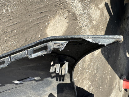 Tesla Model 3 Rear Bumper 2019-2022 PDC Gloss Black Damaged Split Dent Genuine