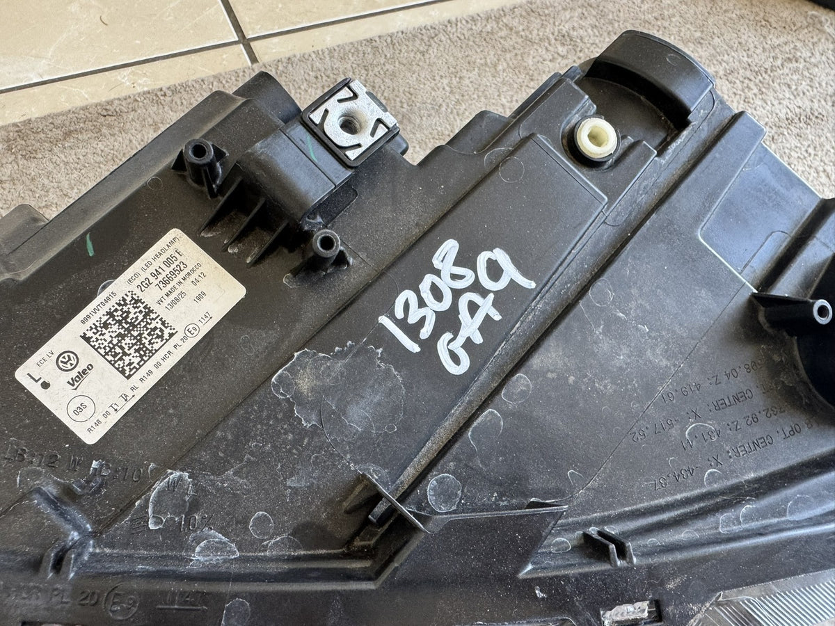 GENUINE VW POLO MK6 AW FACELIFT LED HEADLIGHT LEFT 2G2941005F SPARES