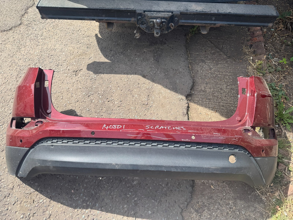 HYUNDAI TUCSON REAR BUMPER UPPER & LOWER WITH PARKING SENSORS HOLES - DAMAGED