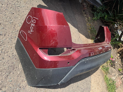 HYUNDAI TUCSON REAR BUMPER UPPER & LOWER WITH PARKING SENSORS HOLES - DAMAGED