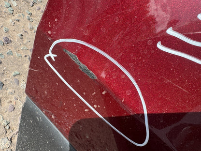 HYUNDAI TUCSON REAR BUMPER UPPER & LOWER WITH PARKING SENSORS HOLES - DAMAGED