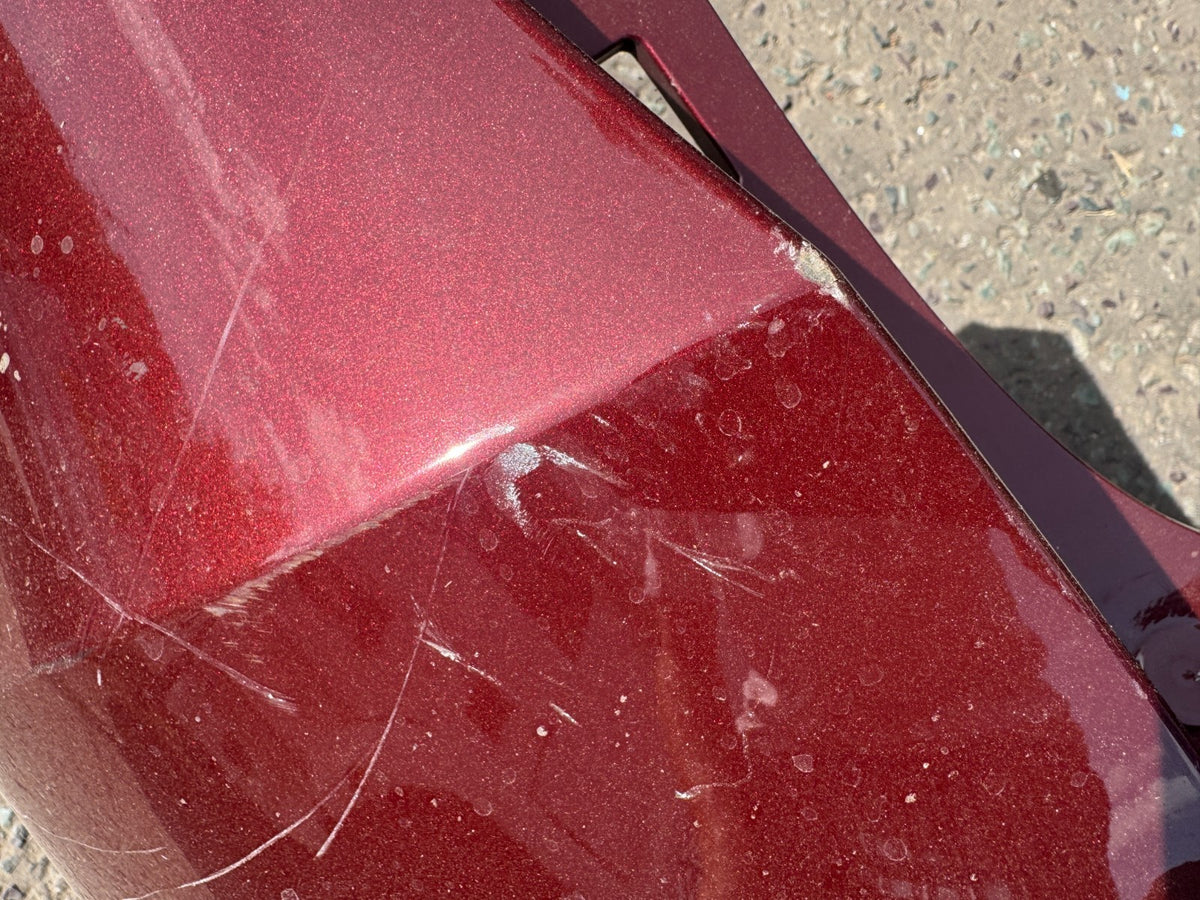 HYUNDAI TUCSON REAR BUMPER UPPER & LOWER WITH PARKING SENSORS HOLES - DAMAGED