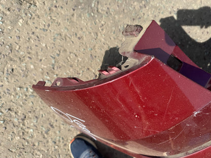 HYUNDAI TUCSON REAR BUMPER UPPER & LOWER WITH PARKING SENSORS HOLES - DAMAGED