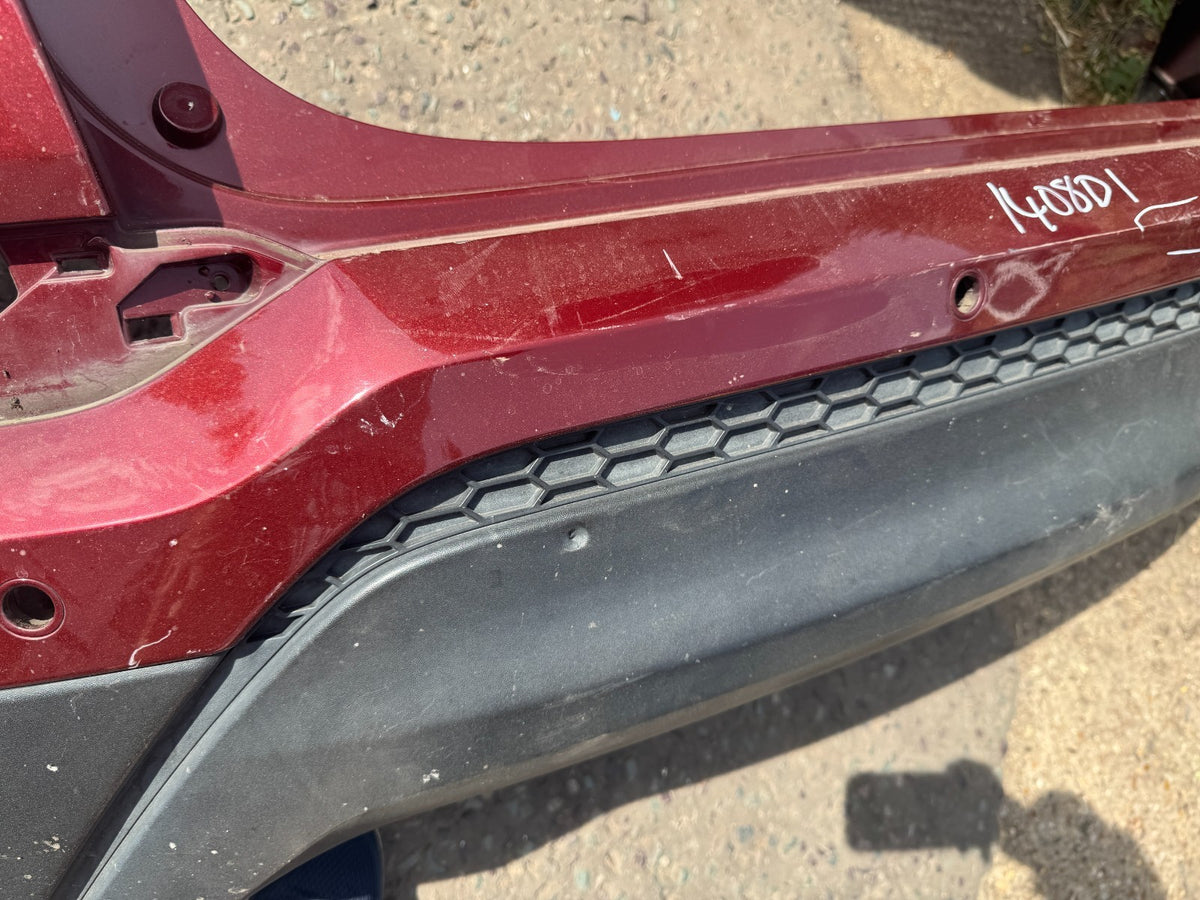 HYUNDAI TUCSON REAR BUMPER UPPER & LOWER WITH PARKING SENSORS HOLES - DAMAGED