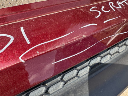 HYUNDAI TUCSON REAR BUMPER UPPER & LOWER WITH PARKING SENSORS HOLES - DAMAGED