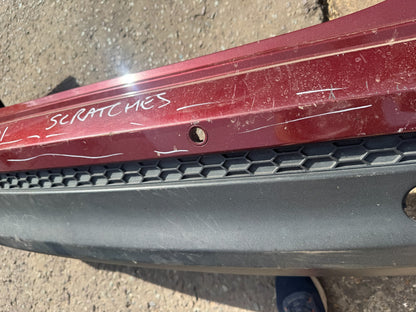 HYUNDAI TUCSON REAR BUMPER UPPER & LOWER WITH PARKING SENSORS HOLES - DAMAGED