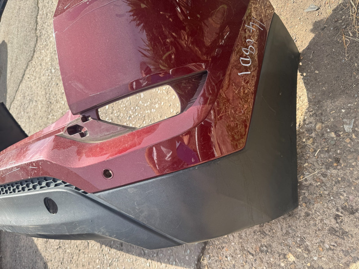 HYUNDAI TUCSON REAR BUMPER UPPER & LOWER WITH PARKING SENSORS HOLES - DAMAGED