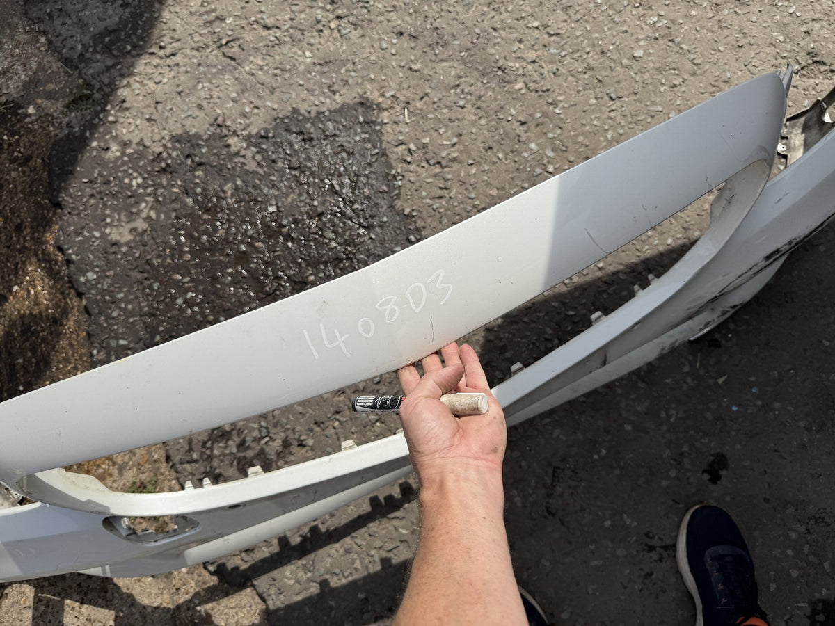 MERCEDES C CLASS W205 AMG LINE FRONT BUMPER 2014-2018 WHITE PDC PRE-FACELIFT