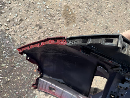 HYUNDAI TUCSON REAR BUMPER UPPER & LOWER WITH PARKING SENSORS HOLES - DAMAGED