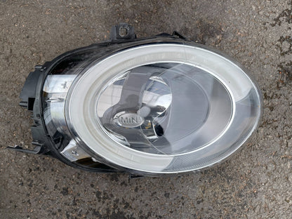 2016 BMW MINI COOPER F56 RHD XENON LED HEADLIGHT RIGHT SIDE DAMAGED