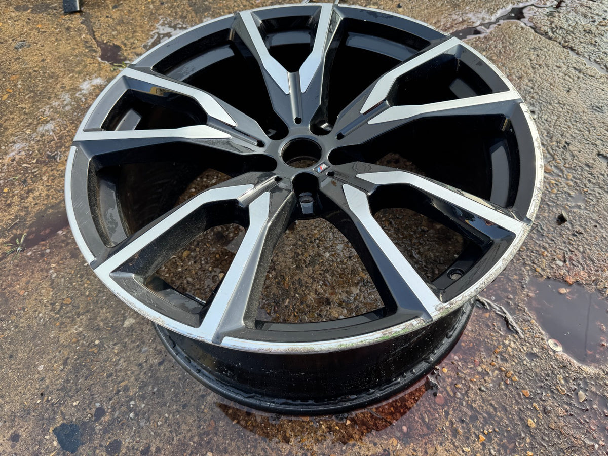 Genuine BMW X7 G07, 22 inci 9.5J velg alloy 36118074221. 755M, DEPAN, BALING