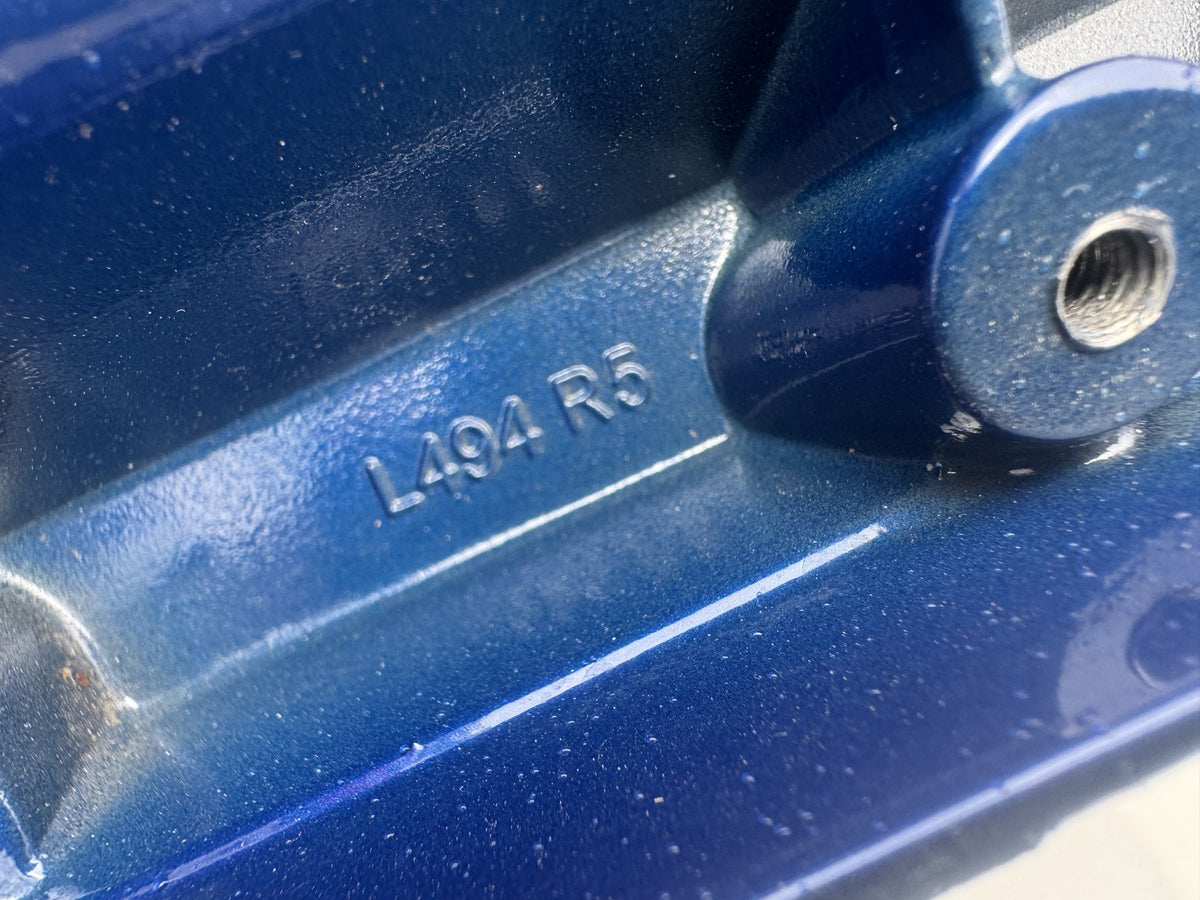 Range Rover Sport L494 2020 Rear Left Door + Lower Mouldings Blue Dented 3105261