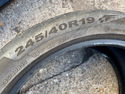 1x 245 40 19 98Y Gitisport S2 XL Extra Load bởi Sparco 6mm 2024 lốp