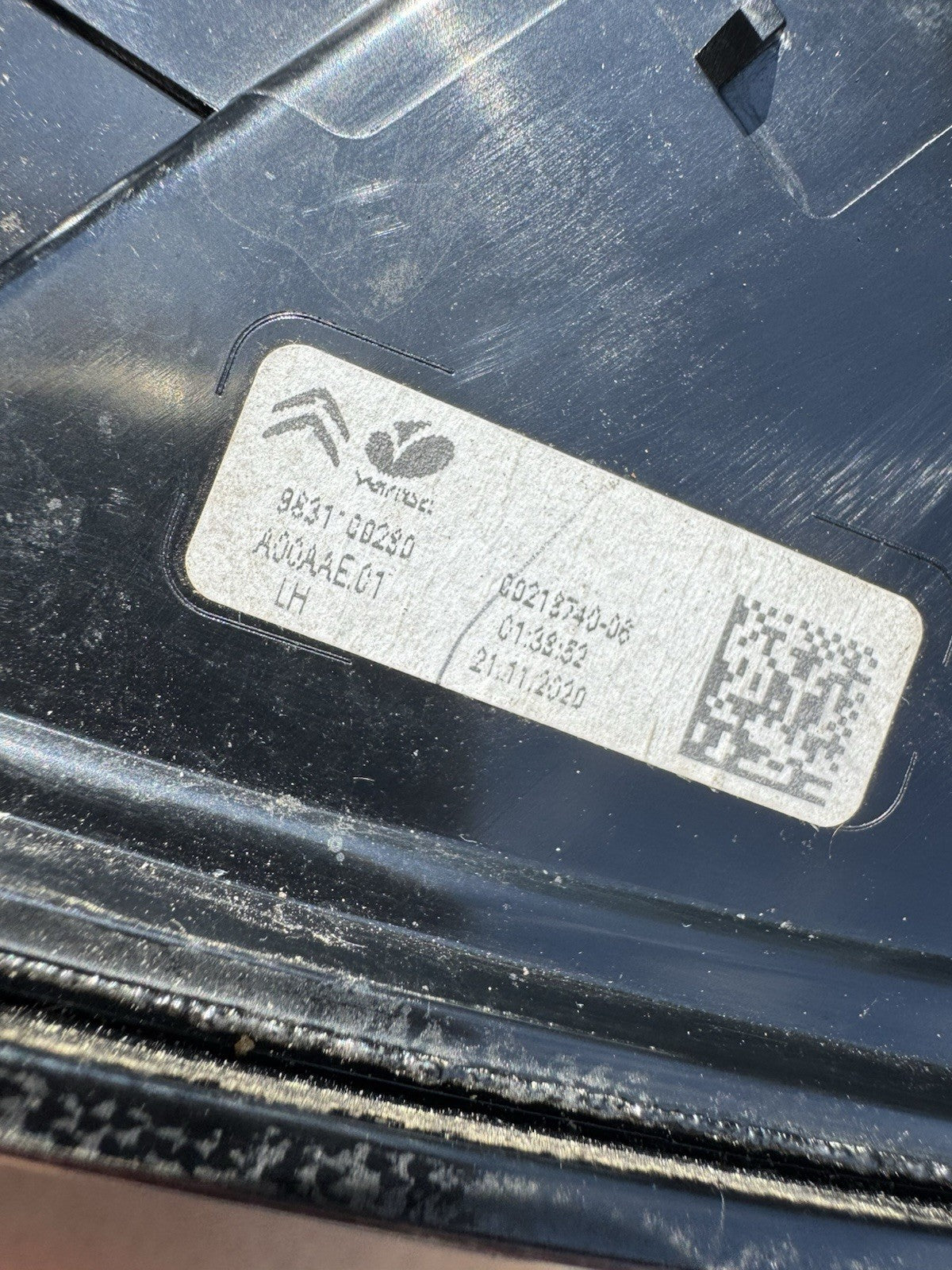 2021-ON CITROEN E C4 REAR LEFT LIGHT 9831100280