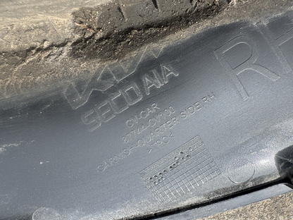 KIA EV6 REAR RIGHT WHEEL ARCH TRIM 87744-CV100 GENUINE 2021 ON
