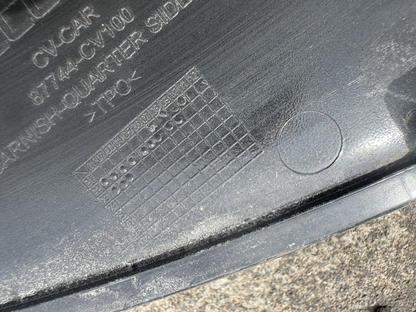 KIA EV6 REAR RIGHT WHEEL ARCH TRIM 87744-CV100 GENUINE 2021 ON
