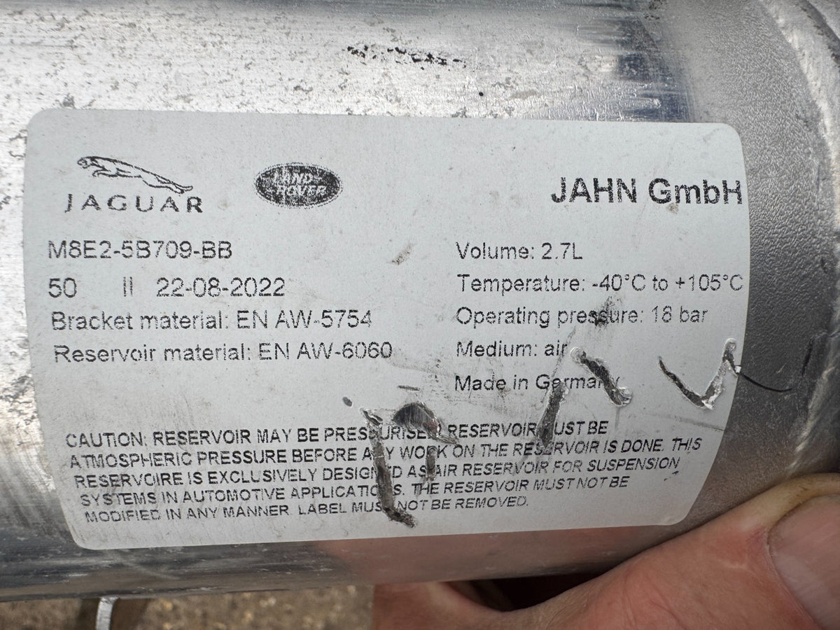 AIR TANK ABS Land + Range Rover Range Rover Sport (L1) 2024 M8E25B709BB