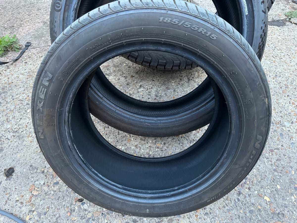 185/55 R15 82V M+S Nexen Nblue HD Plus | DoT4224 | 5.5mm Tread 185 55 15