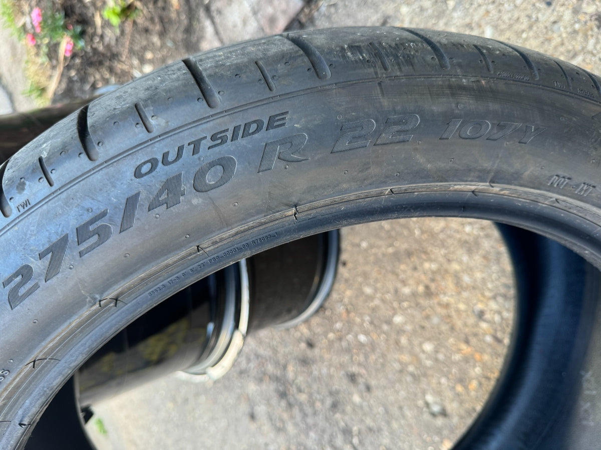 275 40 22 107Y Pirelli PZERO "CORSA" 6mm⭐PzC4 Dot 0224 No Repairs LOTUS ELECT