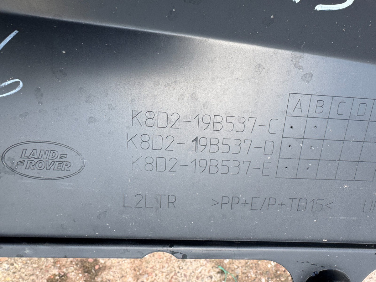 2025 RANGE ROVER EVOQUE 2018-25 GENUINE REAR BUMPER LOWER DIFFUSER K8D219B537E