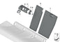 BMW 3 series G20 saloon back seat cover 7499648 (figure 2 in photo)
