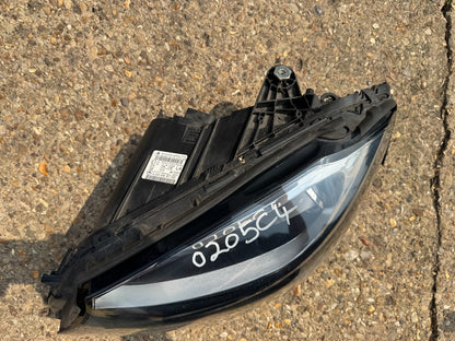 14-21 MERCEDES C200 W205 LEFT HEADLIGHT A2059066702 SCRATCHED LENS BROKEN LUGS