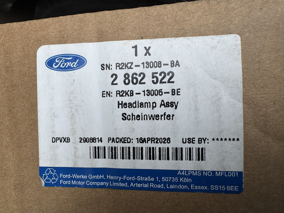 GENUINE FORD CAPRI EV 2024-2026 RIGHT LED HEADLIGHT R2KB-13E014-BD ALL LUGS GOOD