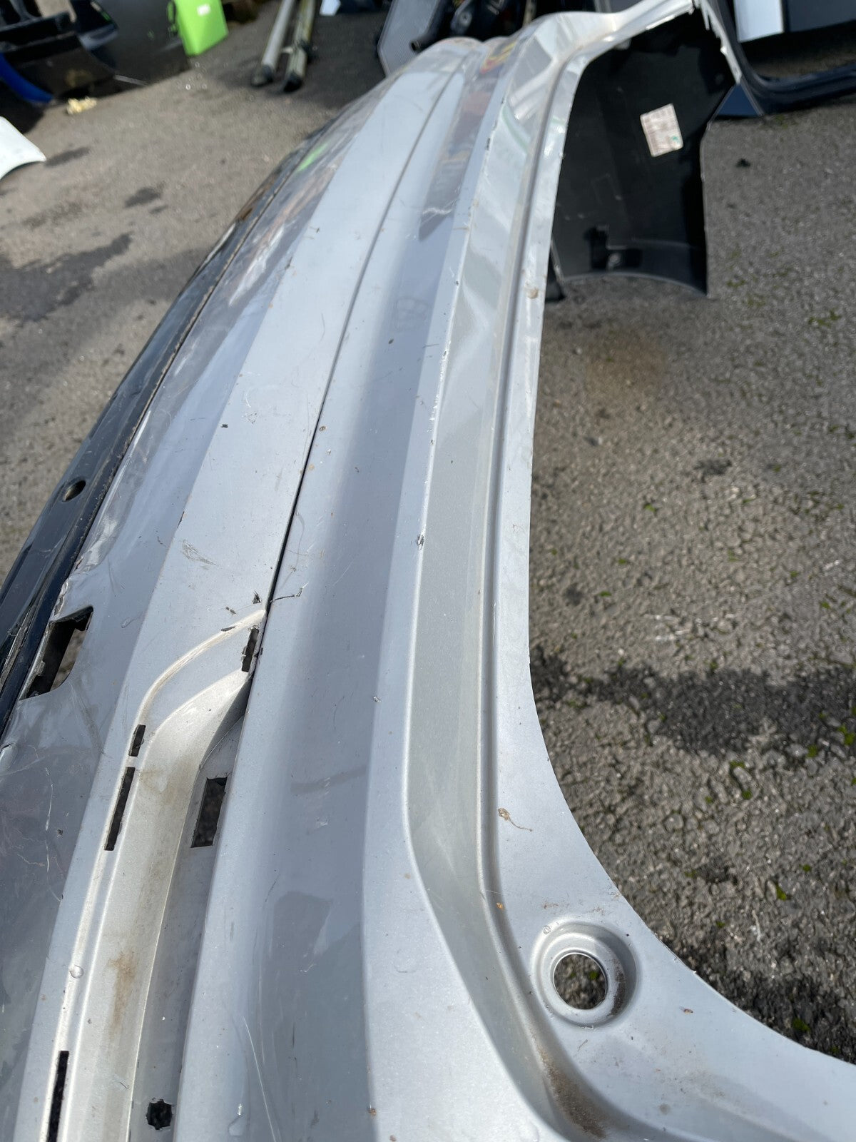 2021 Volvo XC90 rear bumper 31353430 Silver Dawn