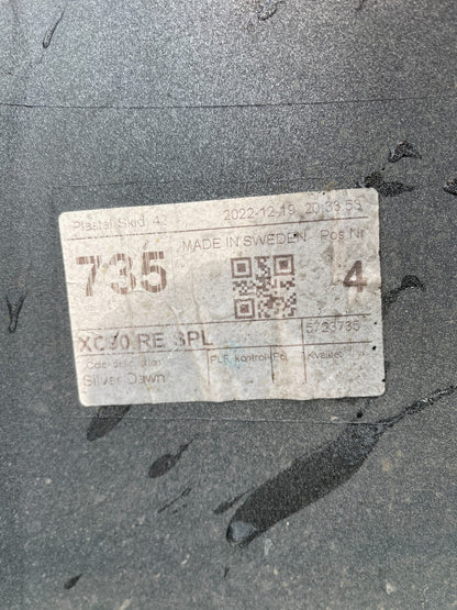 2021 Volvo XC90 rear bumper 31353430 Silver Dawn