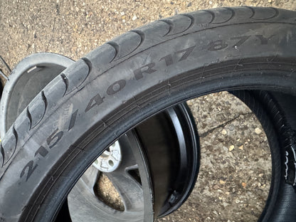 215 40 17 PIRELLI POWERGY 87Y XL 5.5mm NO REPAIRS 2025 TYRE X1