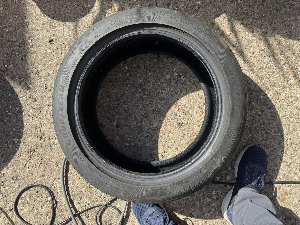 225 45 17 GOODYEAR EAGLE F1 ASYMMETRIC 5 AO AUDI 94V 5mm NO REPAIRS X1