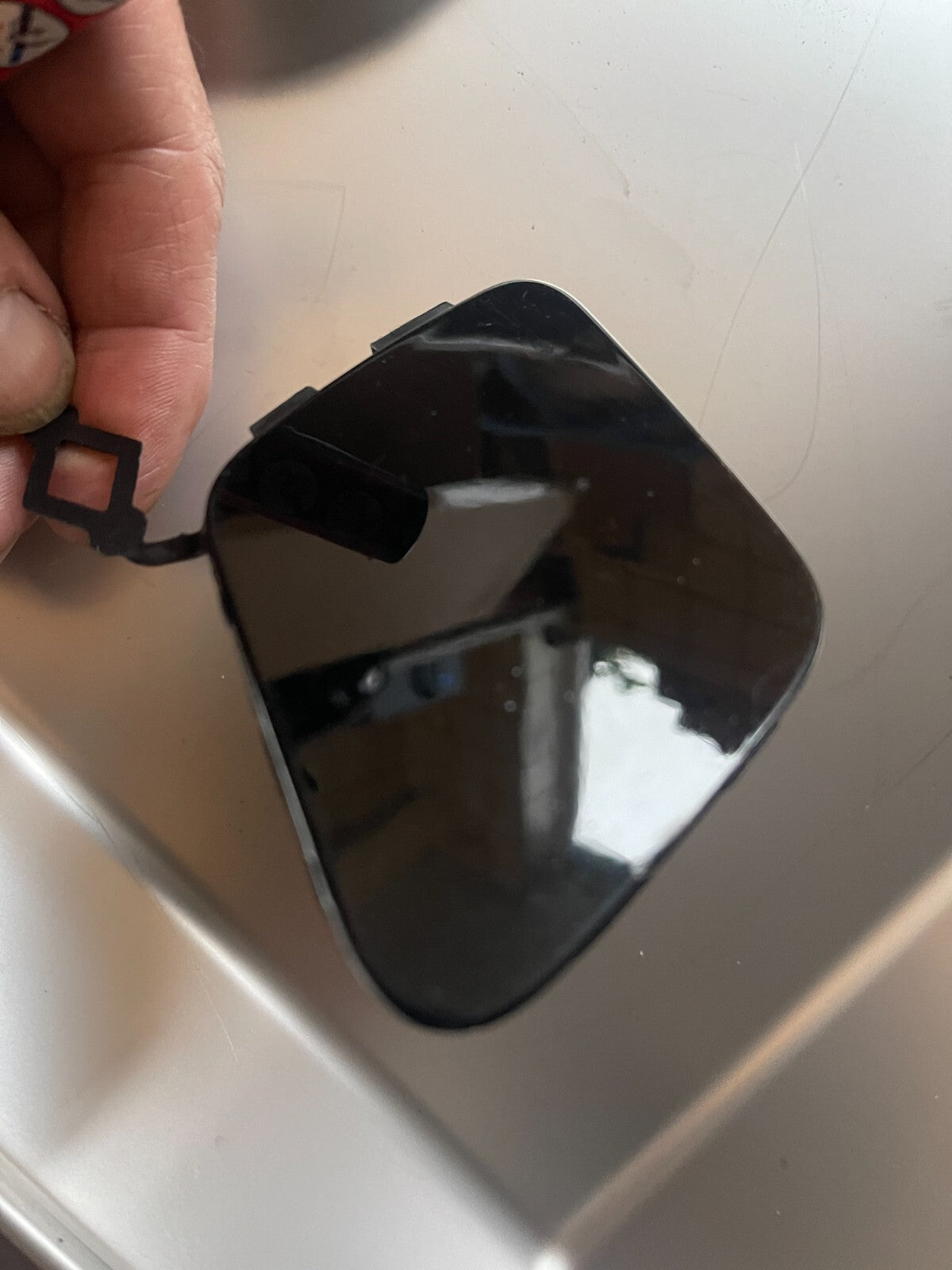 AA38247582 Rear Tow Hook Cover for PEUGEOT 308 2018 99894476 BLACK