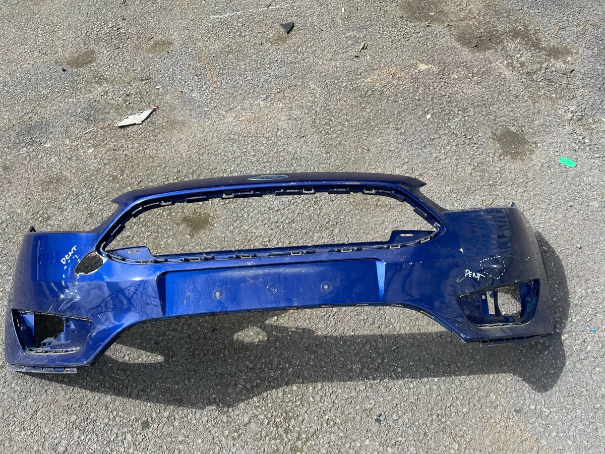 FORD FOCUS FRONT BUMPER 2015-2018 F1EB 17757 A GENUINE SCRATCHED DENTED SPLIT