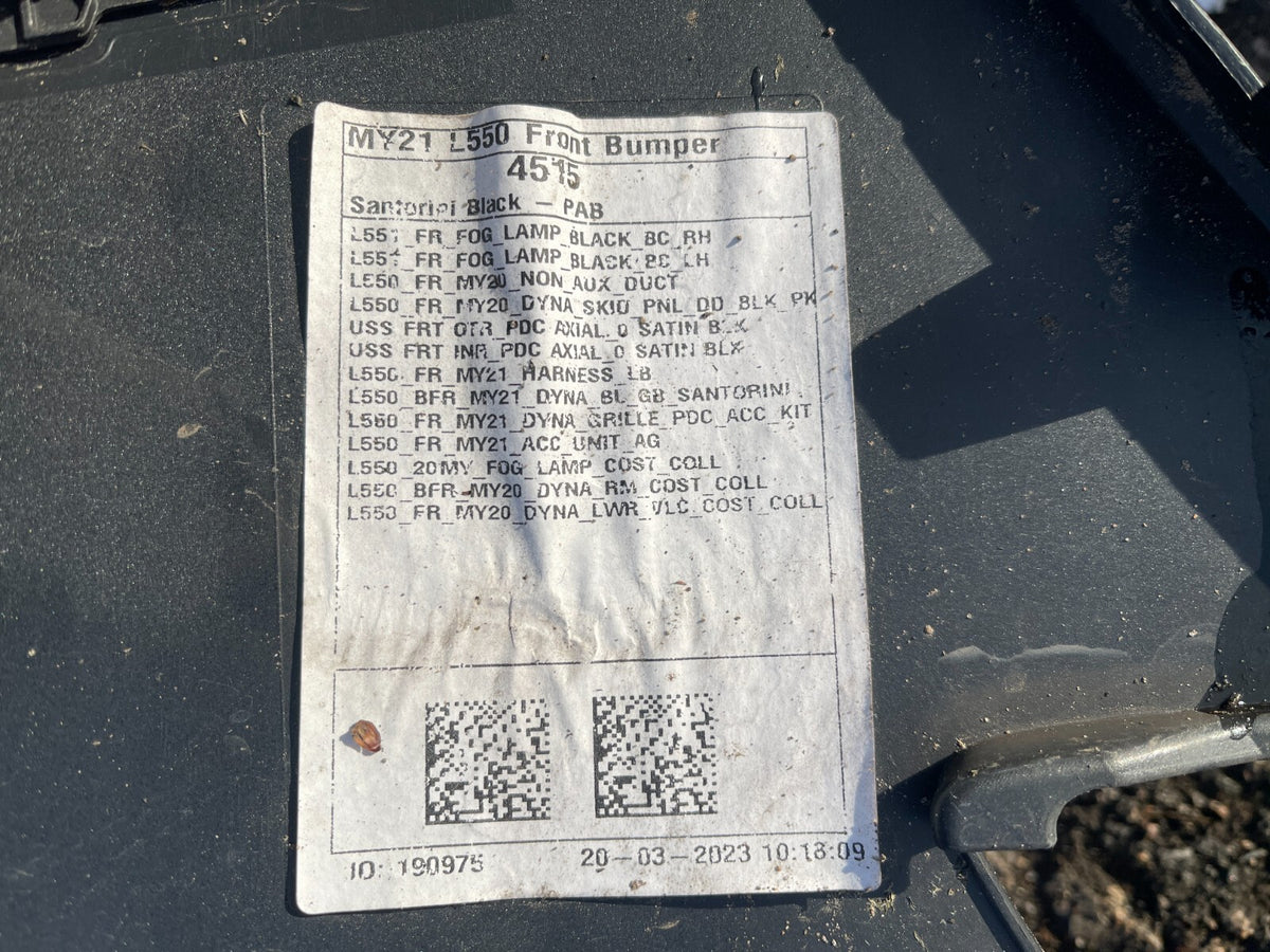 2023 Land Rover Discovery Partea superioară bară față îndoită L550 MY23 Cod piesă RK7217F003