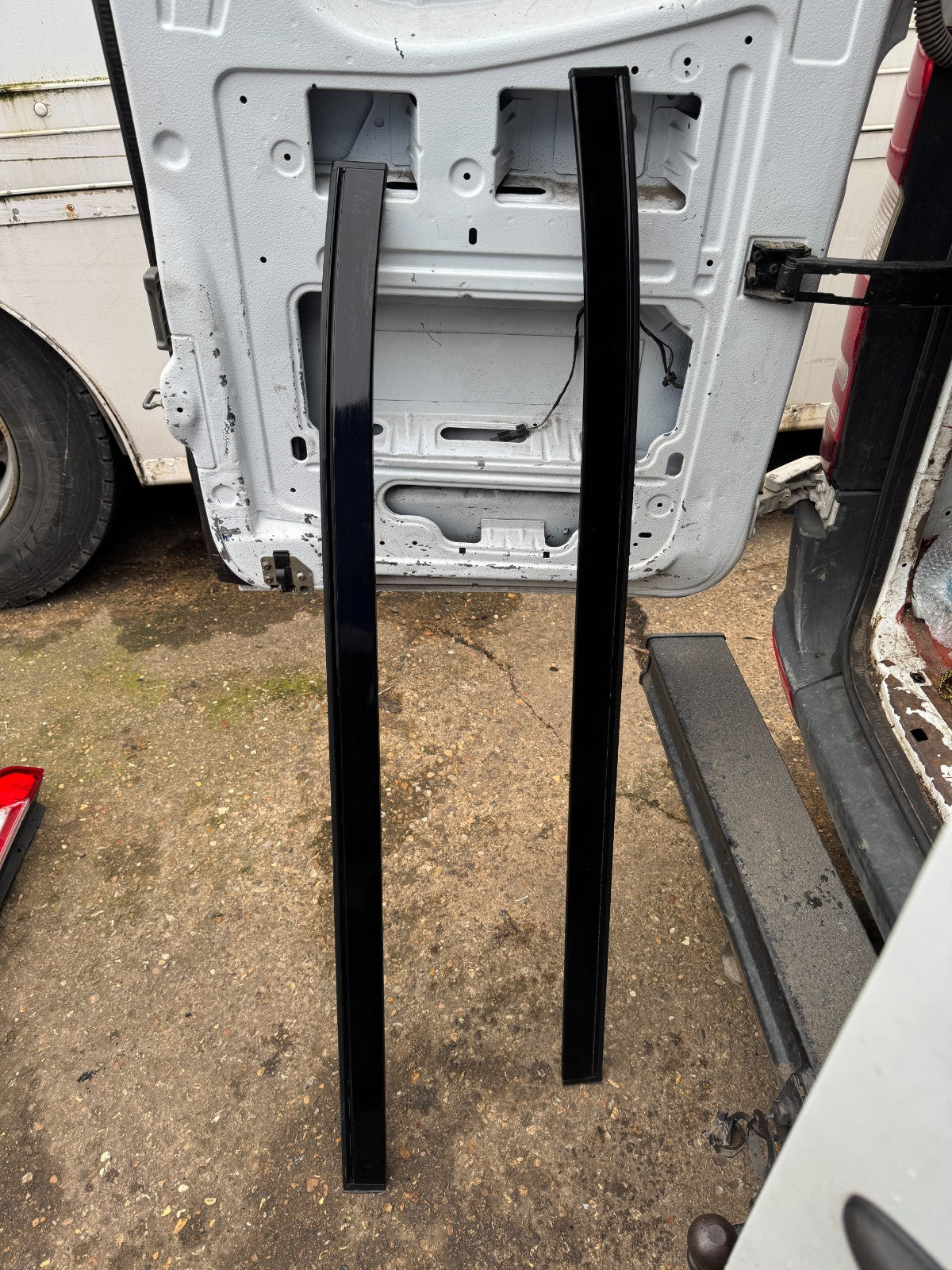 Land Rover Defender Left & Right Trim Roof Front Molding OEM L8B2517C78-79