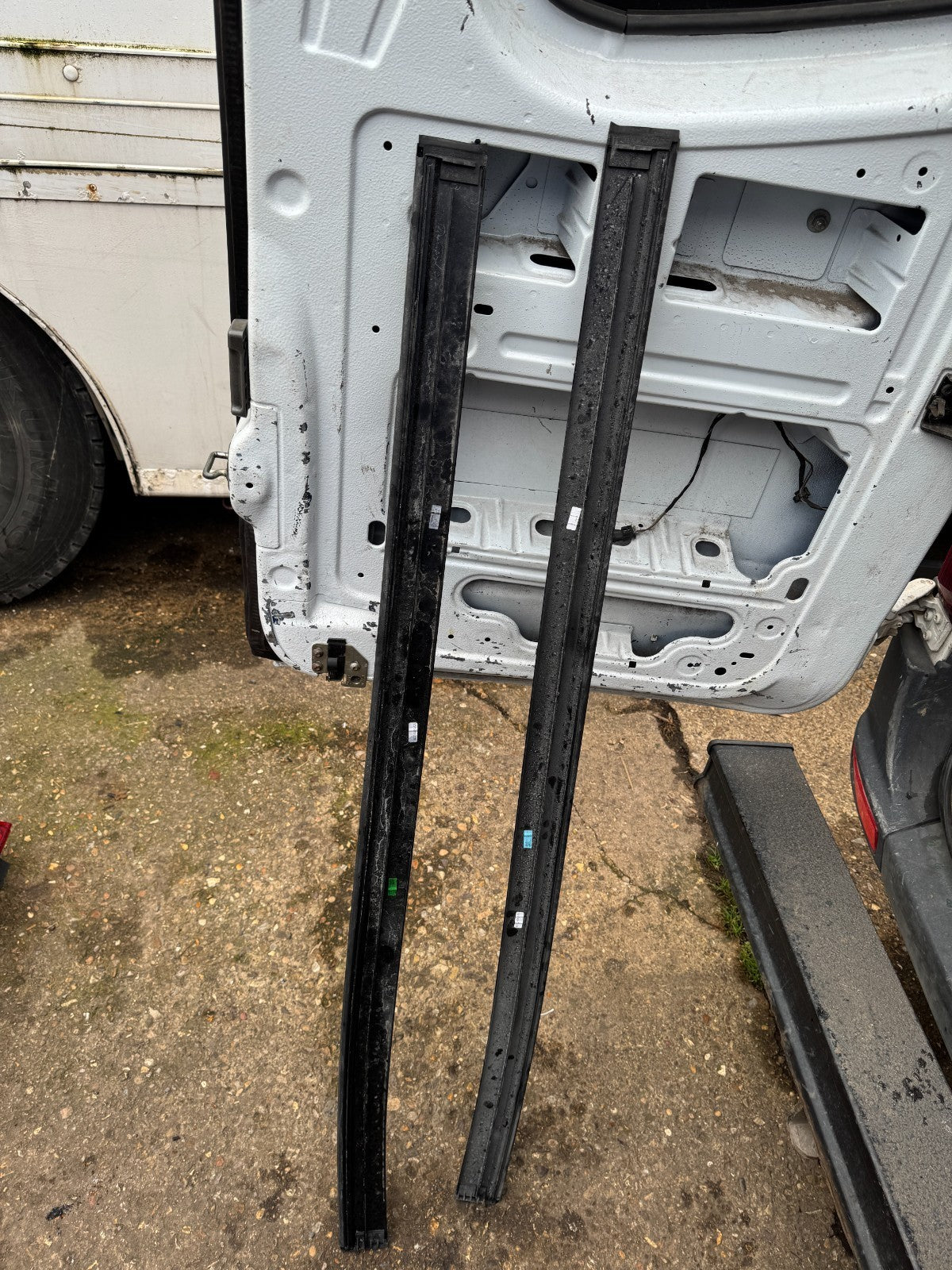 Land Rover Defender Left & Right Trim Roof Front Molding OEM L8B2517C78-79