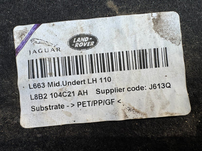 LAND ROVER DEFENDER 110 L633 2024 MID LEFT SIDE UNDERTRAY L8B2104C21AH Damaged