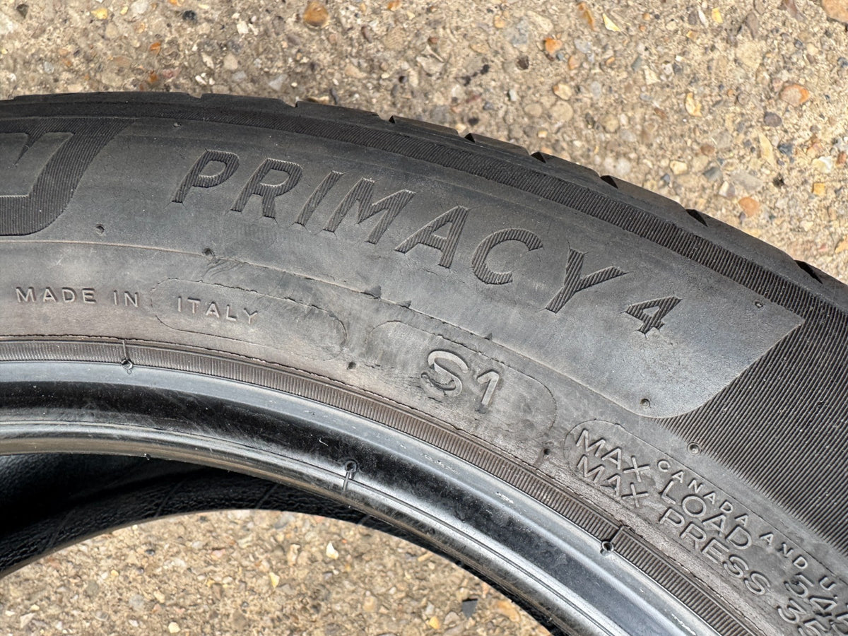 1x 195 55 16 87H Michelin Primacy 4 S3 Tread 4mm DOT Code 2820