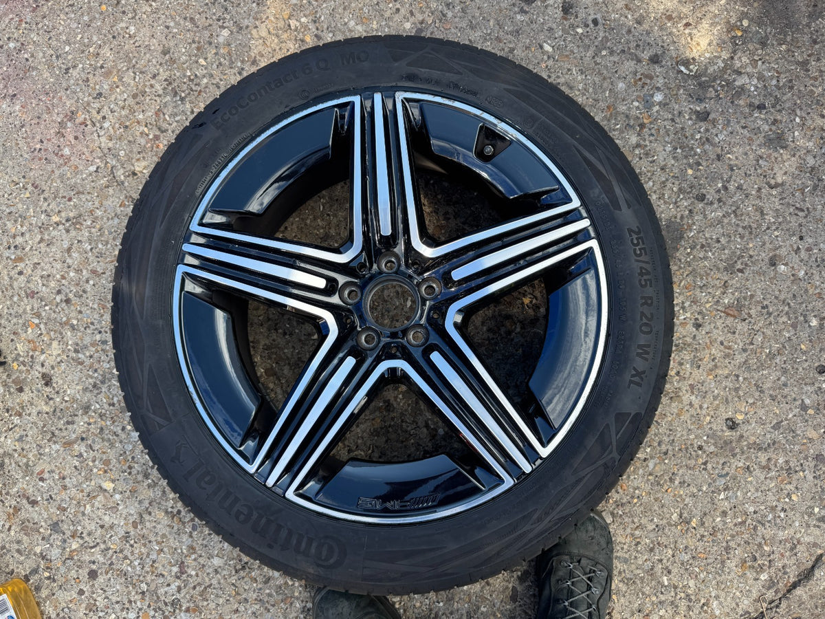 MERCEDES GLC ALLOY WHEEL  A2544010600  20X8.5J FRONT WHEEL WITH NICE TYRE 6MM