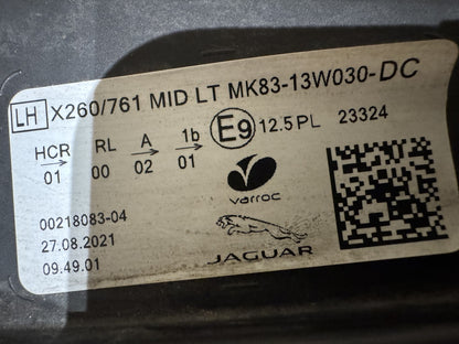 Jaguar F-Pace XF X260 X761 LEFT LED Headlight 2021-on MK83-13W030-DC Broken Lug