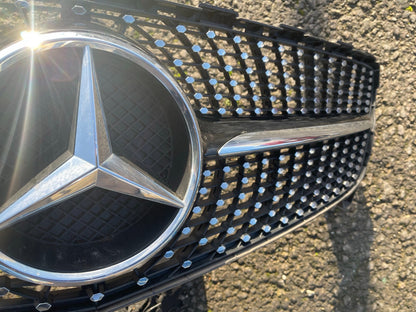 Genuine Mercedes W176 A-Class Radiator Grill Grille Diamond Grill A176888176